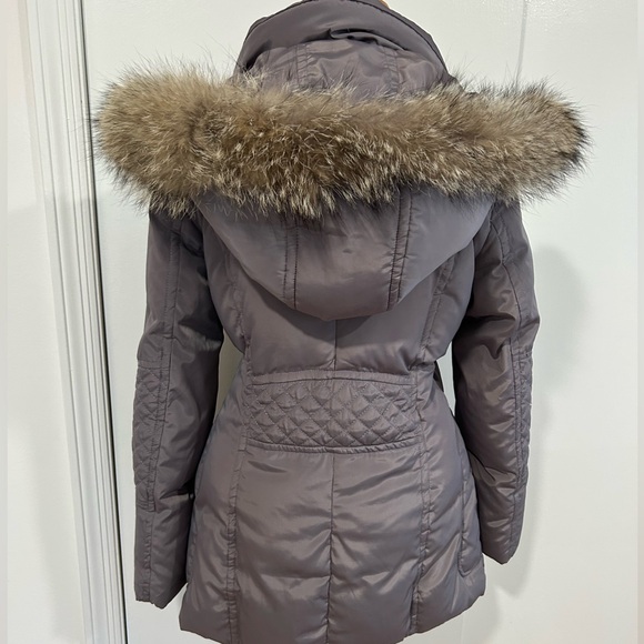 Marc New York by Andrew Marc Beautiful Down Puff Jacket Genuine Coyote Fur Trim - Picture 4 of 9